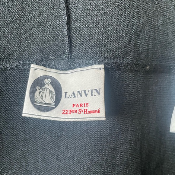 Vintage Lanvin Wool Cardigan/Shrug Size XL - Picture 2 of 4
